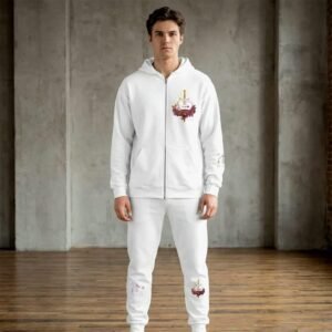 Thrive Purple Heart Jog-set (One Hoodie and One Jogger pants)