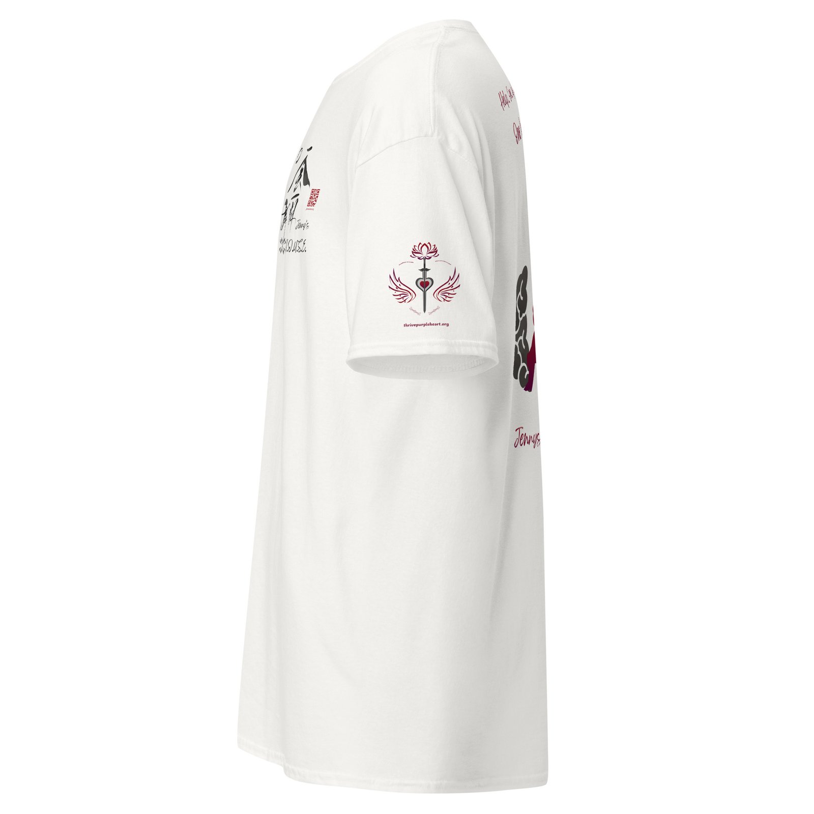 Jenny's HOUSE Shodō style heart side logo ✦ work and school appropriate (one for all, all for one print on back) - Image 4